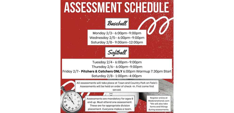 Assessment Schedule